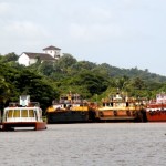Overlooking the Mining Barges is one of the Old Goa Churches – inngoa.com